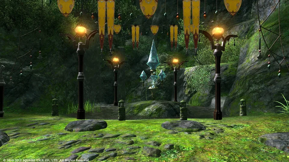 Gameplay screenshot of Final Fantasy XIV 1.0.